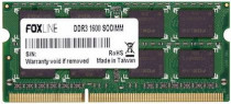 Память FOXLINE 4 Гб, DDR-3, 12800 Мб/с, CL11, 1.35 В, 1600MHz, SO-DIMM (FL1600D3S11SL-4GH)