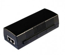 Инжектор POE OSNOVO Gigabit Ethernet на 1 порт PoE IEEE 802.3af, напряжение PoE - 48V (конт. 4,5(+), 7,8(-)), мощноть PoE 30W, порты: вх. - RJ45 (GE, 10/100/1000 Base-T), вых. RJ45 (GE + PoE), пит. AC100-240V (MIDSPAN-1/300GA)