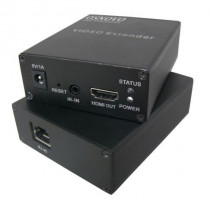 Приемник OSNOVO для комплекта TLN-Hi/1+. Multicast для передачи HDMI по сети Ethernet с одного источника на множество мониторов (до 253). (RLN-HI/1)