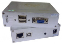 Удлинитель OSNOVO приемник + передатчик для передачи VGA, Клавиатура, 