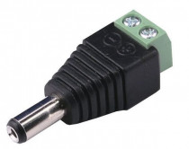 Разъем LAZSO питания штекер 2,1 мм крепление кабеля под клемму. (AP008)