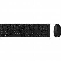 Клавиатура + мышь ASUS W5000 беспроводные чёрные USB, FM, 3 btn + Roll (90XB0430-BKM1C0)
