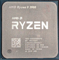 Процессор AMD Socket AM4, Ryzen 9 3900, 12-ядерный, 3100 МГц, Turbo: 4300 МГц, Matisse, Кэш L2 - 6 Мб, L3 - 64 Мб, 7 нм, 65 Вт, OEM (100-000000070)
