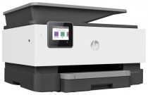 МФУ HP струйный, цветная печать, A4, двусторонняя печать, печать фотографий, планшетный/протяжный сканер, ЖК панель, сетевой Ethernet, Wi-Fi, AirPrint, OfficeJet Pro 9010 (3UK83B)