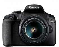Фотоаппарат CANON зеркальный, EOS 2000D, чёрный, с объективом (2728C002)