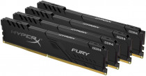 Комплект памяти KINGSTON 16 Гб, 4 модуля DDR-4, 24000 Мб/с, CL15-17-17-32, 1.35 В, радиатор, 3000MHz, HyperX Fury Black, 4x4Gb KIT (HX430C15FB3K4/16)
