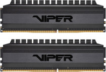 Комплект памяти PATRIOT MEMORY 16 Гб, 2 модуля DDR-4, 28800 Мб/с, CL17-19-19-39, 1.35 В, радиатор, 3600MHz, Viper 4 Blackout, 2x8Gb KIT (PVB416G360C7K)