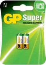 Батарейка GP N Super Alkaline 910A LR1 (2шт. уп) (GP 910A-2CR2)
