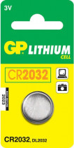Батарейка GP -(7)C1(1 шт. в уп-ке)[08984/12302/03223] (GP CR2032)