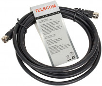 Кабель антенный TELECOM соединительный антенный RG59 F-male--F-male 2м, (TAN9520-2M)