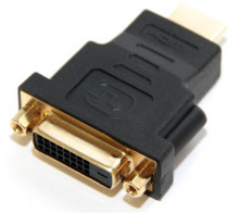 Переходник 5BITES DVI (24+1) F / HDMI M, зол.разъемы (DH1807G)