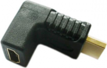 Переходник VCOM HDMI (M) - HDMI (F) угловой 90° (CA320)