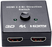 Переключатель GREENCONNECT v2.0 HDMI 2 к 1 Bi-Direction Switch серия Greenline (GL-vTC03)