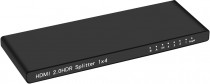 Разветвитель GREENCONNECT HDMI v2.0, 1x4, 4Kx2K, Ультратонкий корпус, серия Greenline, (GL-VK4)