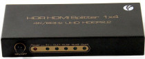 Разветвитель VCOM HDMI Spliitter 1=4 2.0v. (DD424)