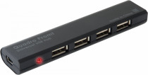 USB хаб DEFENDER USB Quadro Promt USB 2.0, 4 порта (83200)