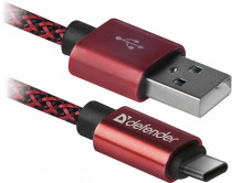 Кабель DEFENDER USB2.0 TO TYPE-C 1M RED USB09-03T (87813)