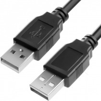 Кабель GREENCONNECT 1.8m USB 2.0, AM/AM, черный, 28/28 AWG, экран, армированный, морозостойкий, (GCR-UM2M-BB2S-1.8m)