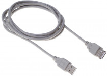 Удлинитель BURO USB A(m) USB A(f) 1.8м серый блистер (BHP RET USB_AF18)