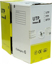 Кабель TELECOM UTP кат. 6 4 пары (305м) (0.57mm) CU (UTP4-TC1000C6S23-CU-IS)