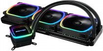 Жидкостная система охлаждения ENERMAX для процессора, СВО, Socket 115x/1200, 1356, 1366, 2011, 2011-3, 2066, AM2, AM2+, AM3, AM3+, AM4, FM1, FM2, FM2+, 3x120 мм, 500-2000 об/мин, разноцветная подсветка, AquaFusion 360 (ELC-AQF360-SQA)