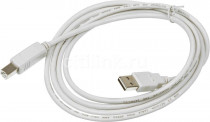 Кабель BURO Reversible USB A(m) USB B(m) 1.8м серый плоский