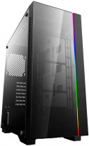 Корпус DEEPCOOL Midi-Tower, без БП, с окном, подсветка, 2xUSB 2.0, USB 3.0, чёрный (MATREXX 55 V3 ADD-RGB)