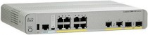 Коммутатор CISCO управляемый, 8 портов Ethernet 1 Гбит/с, 4 uplink/стек/SFP (до 1 Гбит/с), установка в стойку, USB-порт, 128 МБ встроенная память, 512 МБ RAM (WS-C2960CX-8TC-L)