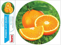 Коврик для мыши BURO рисунок/апельсин (BU-T60039)