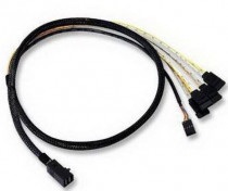 Кабель ACD -SFF8643-SATASB-08M, INT SFF8643-to-4*SATA+SB ( HDmSAS -to- 4*SATA+SideBand internal cable) 75cm (LSI00410, LSI00409, 2279800-R) (6705050-75) (ACD-SFF8643-SATASB-08M)