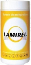 Салфетка FELLOWES Lamirel TFT/LCD туба 100 шт (LA-11440)