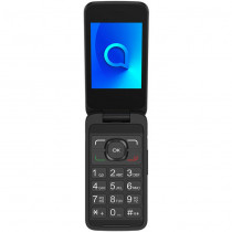 Мобильный телефон ALCATEL 3025X серебристый металлик раскладной 2.8
