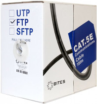 Кабель 5BITES FTP SOLID 5E 24AWG CCA PVC 100M (FS5505-100A)