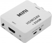 Конвертер GREENCONNECT HDMI -> AV Greenline, PAL, NTSC, SECAM, 1080p + ZOOM, (GL-v128)