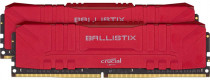 Комплект памяти CRUCIAL 32 Гб, 2 модуля DDR-4, 24000 Мб/с, CL15, 1.35 В, радиатор, 3000MHz, Ballistix Red, 2x16Gb KIT (BL2K16G30C15U4R)