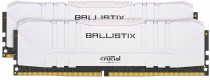 Комплект памяти CRUCIAL 32 Гб, 2 модуля DDR-4, 24000 Мб/с, CL15, 1.35 В, радиатор, 3000MHz, Ballistix White, 2x16Gb KIT (BL2K16G30C15U4W)