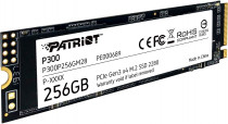 SSD накопитель PATRIOT MEMORY 256 Гб, внутренний SSD, M.2, 2280, PCI-E x4, чтение: 1700 Мб/сек, запись: 1100 Мб/сек, QLC, P300 (P300P256GM28)