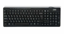 Клавиатура CBR проводная, мембранная, цифровой блок, USB, KB-111M, KB111M, чёрный (KB 111M)