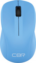 Мышь CBR беспроводная (радиоканал), оптическая, 1000 dpi, USB, CM410, CM-410, голубой (CM 410 Blue)