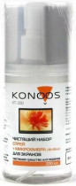 Чистящий набор KONOOS для ЖК-экранов (спрей 200 мл +салфетка) (Konoos KT-200)