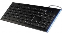 Клавиатура HAMA Anzano черный USB Multimedia (R1050419)