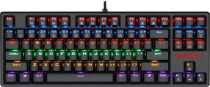 Клавиатура DEFENDER проводная, механическая, переключатели Outemu Blue, подсветка клавиш, USB, Redragon Daksa, чёрный (78308)
