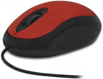 Мышь CBR проводная, оптическая, 1200 dpi, USB, CM102, CM-102, красный (CM 102 Red)