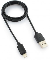 Кабель ГАРНИЗОН USB AM/Lightning, для iPhone5/6/7, IPod, IPad, 1м, черный, пакет (GCC-USB2-AP2-1M)