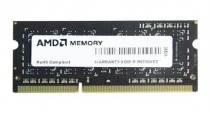 Память AMD 4 Гб, DDR3, 12800 Мб/с, CL11-11-11-28, 1.35 В, 1600MHz, SO-DIMM (R534G1601S1SL-UO)