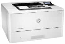 Принтер HP лазерный, черно-белая печать, A4, ЖК панель, сетевой Ethernet, AirPrint, LaserJet Pro M404n (W1A52A)
