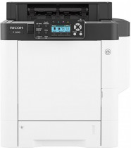 Принтер RICOH лазерный, цветная печать, A4, ЖК панель, сетевой Ethernet, AirPrint, P C600 (408302)