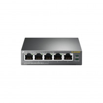 Коммутатор TP-LINK неуправляемый, 5 портов Ethernet 1 Гбит/с, поддержка PoE/PoE+ (TL-SG1005P)