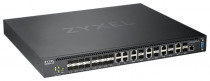Коммутатор ZYXEL управляемый, уровень 2, 28 портов Ethernet 10/100/1000/10000 Мбит/с, установка в стойку, 64 МБ встроенная память, 8192 МБ RAM, XS3800-28 (XS3800-28-ZZ0101F)