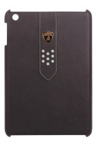 Чехол IMOBO Кожаный для задней панели iPad mini Lamborghini Superleggera (черный/белый) (LB-HCIPDMI-SU/D2-BK/WE)